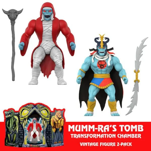 Mumm-Ra’s Tomb pack 2 figurines Cosmocats Vintage Collection Super7 14 cm