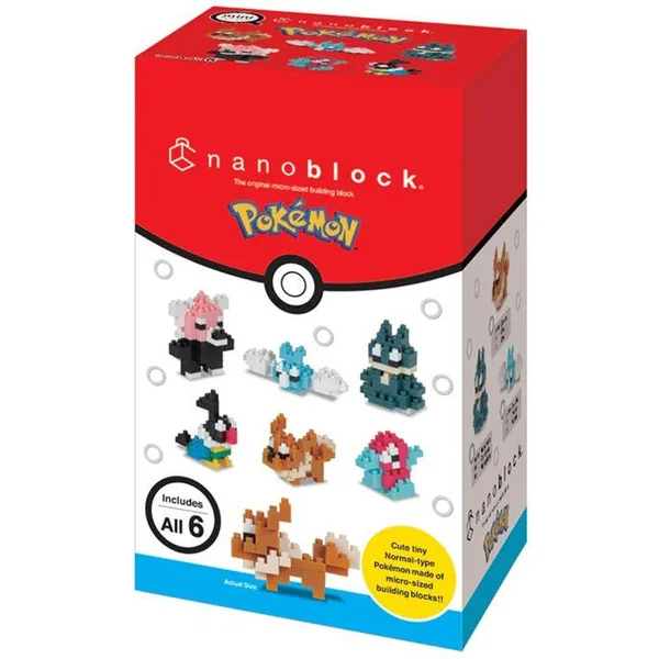 NANOBLOCK POKEMON COFFRET TYPE NORMAL