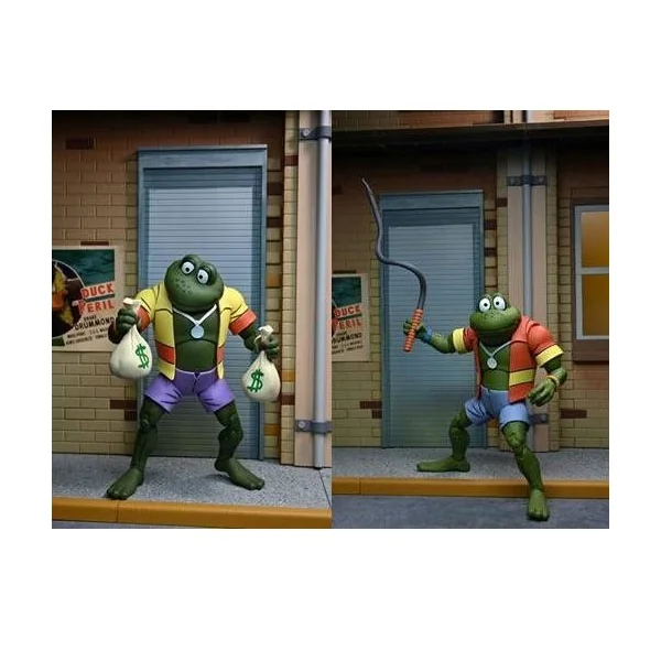 Napoleon & Atilla Frog pack 2 figurines Les Tortues ninja Neca 18 cm