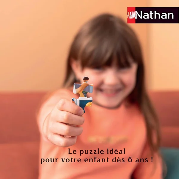 NATHAN PUZZLE 100 PIECES - AU CAMPING - CHERCHE ET TROUVE
