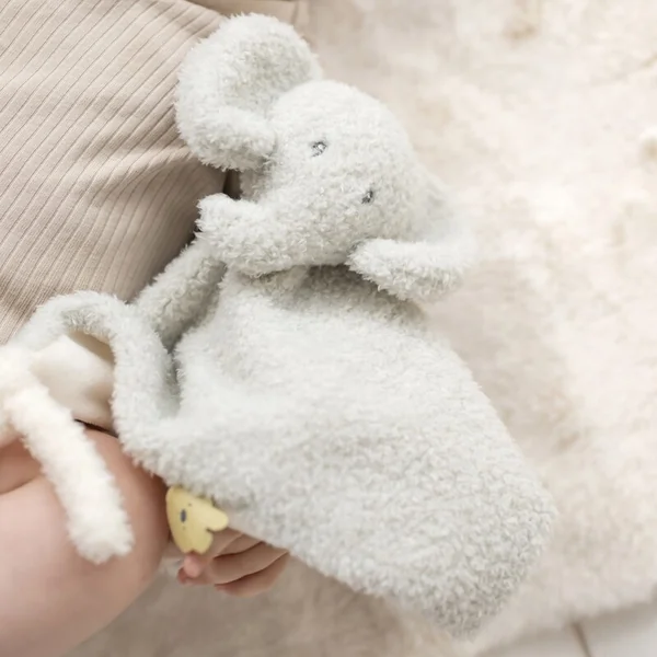 NATTOU Doudou en peluche Teddy éléphant 28 x 28 cm, 0m+