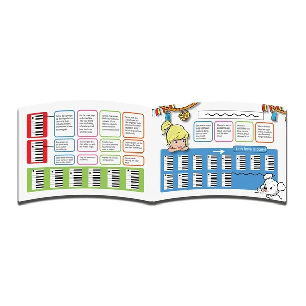 New Classic Toys - Accordion With Music Book - Black - Musical Instruments