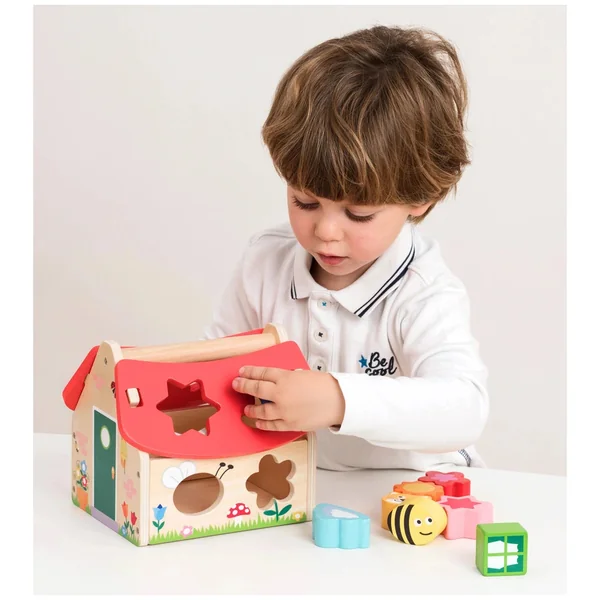 New Classic Toys - Shape Sorting House - Baby Activity Toys