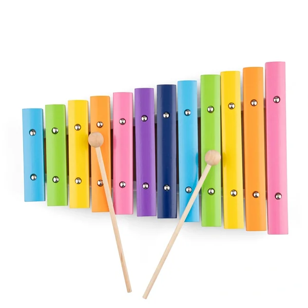 New Classic Toys - Xylophone With Music Book - 12 Bars - Musical Instruments