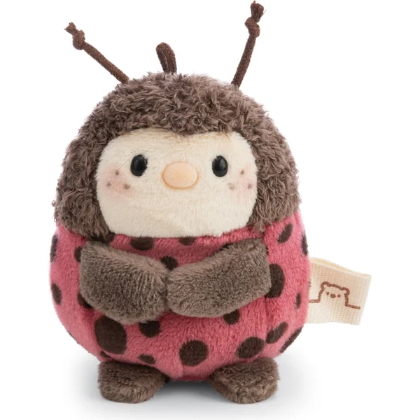 NICI peluche MyMochi Coccinelle Dozz 8 cm en costume d'ananas avec noix de coco, set emballage cadea