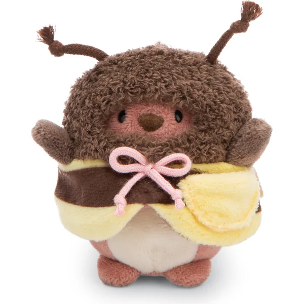 NICI peluche MyMochi Ours Nomo 8cm en costume d'abeille et frites, set emballage cadeau