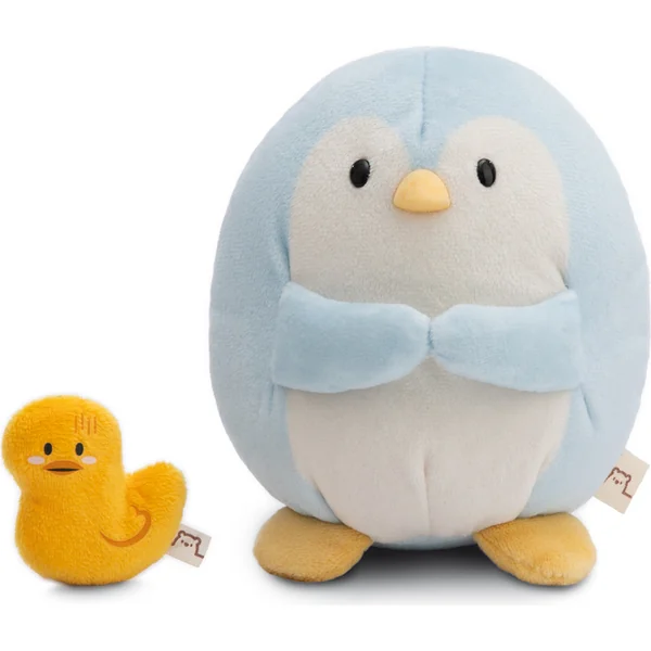 NICI peluche MyMochi Pingouin Waddle 27cm avec caneton