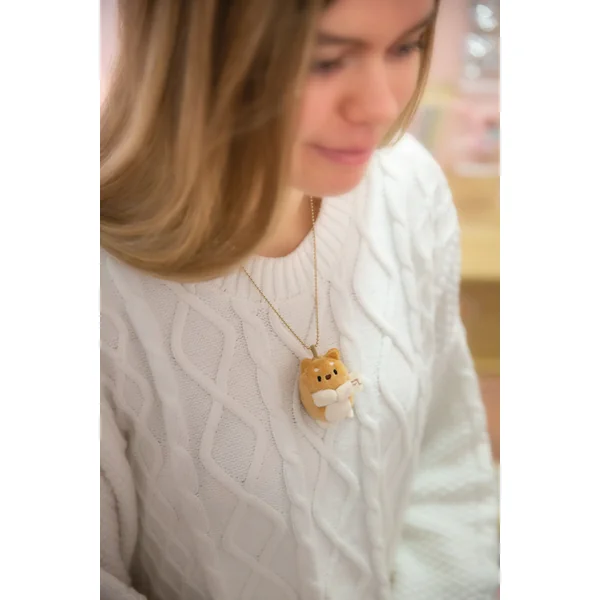 NICI porte-clés MyMochi Chien Hiro brun 5cm