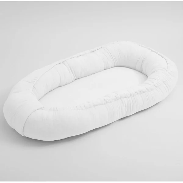 Nid en mousseline pour bébé New Baby blanc