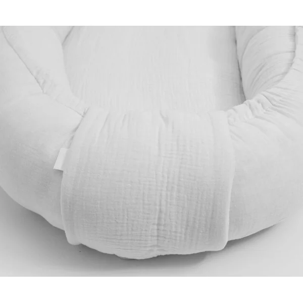 Nid en mousseline pour bébé New Baby blanc