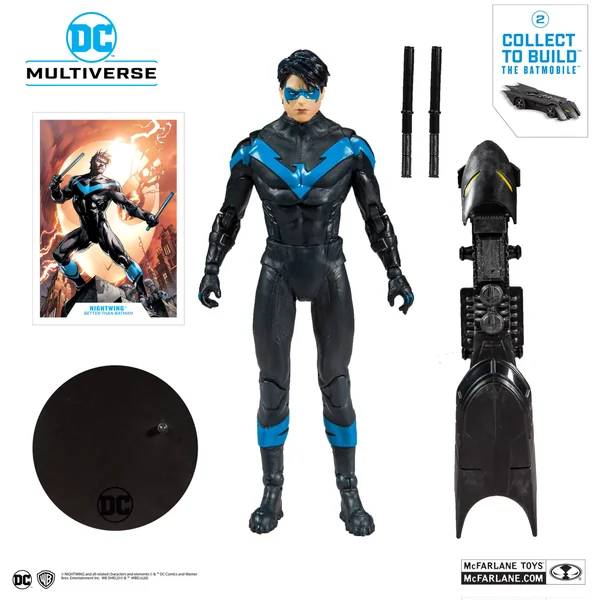 NIGHTWING FIGURINE DC REBIRTH McFARLANE TOYS 18 CM