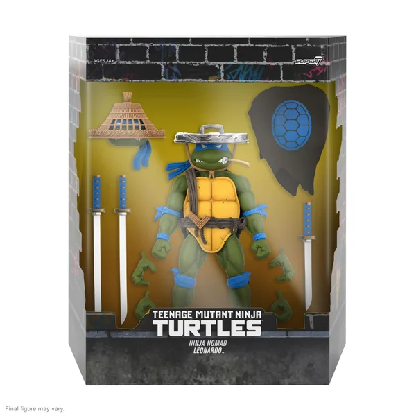 Ninja Nomad Leonardo figurine Ultimate Les Tortues Ninja TMNT Super7 18 cm