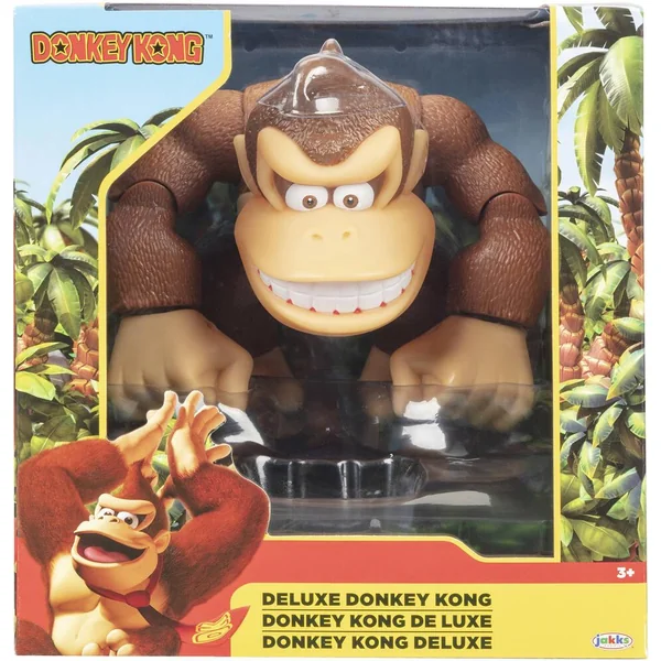 NINTENDO SUPER MARIO - FIGURINE DONKEY KONG DELUXE 15 CM