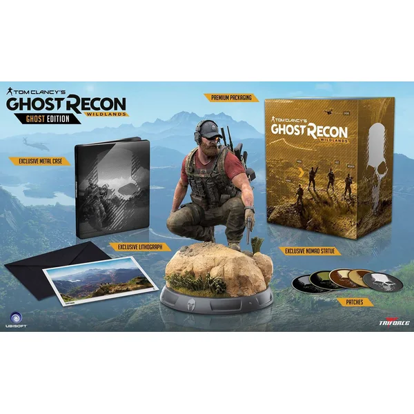 NOMAD STATUE GHOST RECON WIDLANDS COLLECTOR’S EDITION TRIFORCE 37 CM