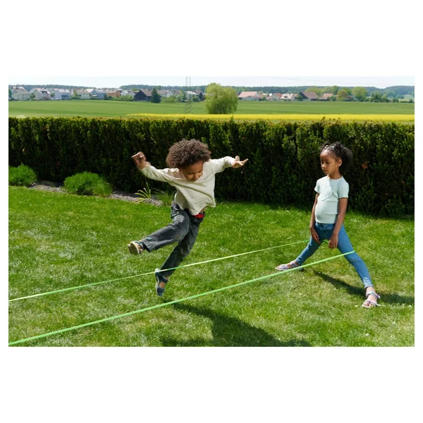 Noris - Outdoor Play Equipment - 15 Rubber Twist Games - Neon Elastic - 5+ Yrs