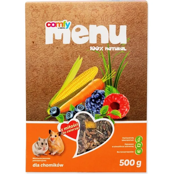 Nourriture Comfy menu complete hamsters 500g