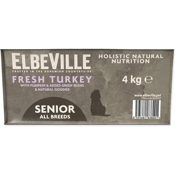 Nourriture ELBEVILLE Senior Toutes Races Fit and Slim Condition Dinde Fraîche 4kg