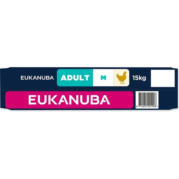 Nourriture EUKANUBA Adult Medium riche en poulet frais 15 kg