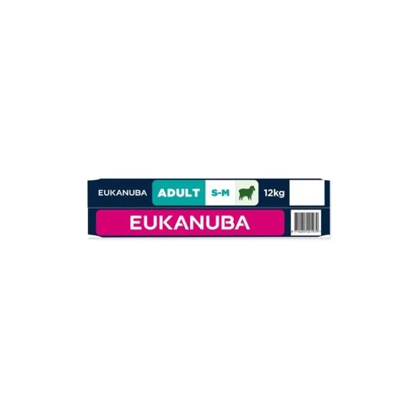 Nourriture EUKANUBA Adult Small and Medium riche en agneau 12 kg