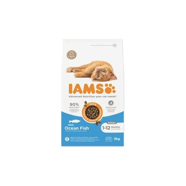 Nourriture IAMS Chaton poisson océan 3kg
