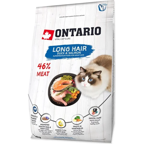Nourriture Ontario Cat Longhair 0,4kg