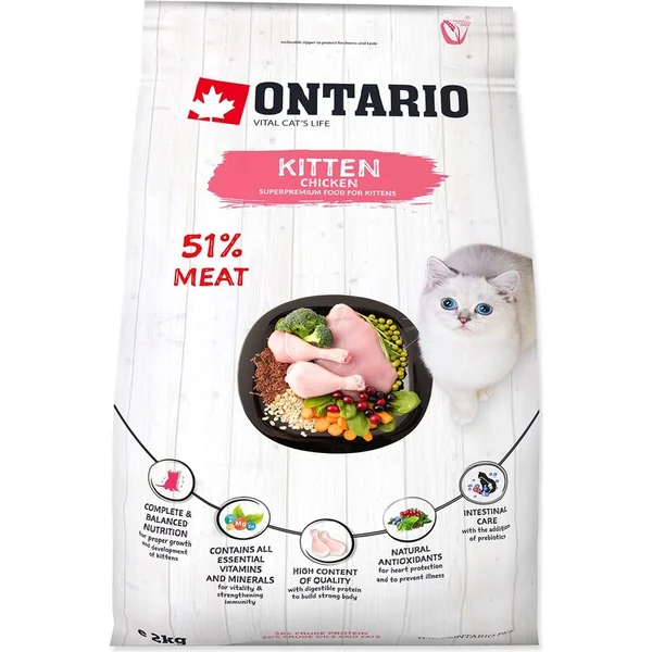 Nourriture Ontario Kitten Chicken 2kg