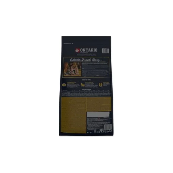 Nourriture Ontario Senior Mini Poisson & Riz Brun 6,5kg