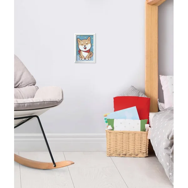 NUMÉRO D'ART - MINI FORMAT - ADORABLE SHIBA INU