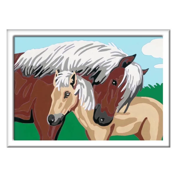 NUMÉRO D'ART PETIT - JUMENT & POULAIN