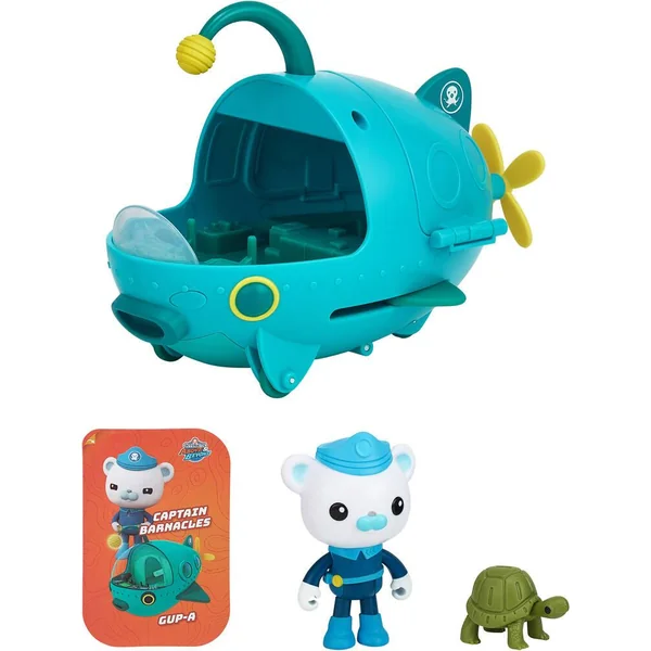 OCTONAUTS - FIGURINE ET VEHICULE BARNACLES ET GUP A