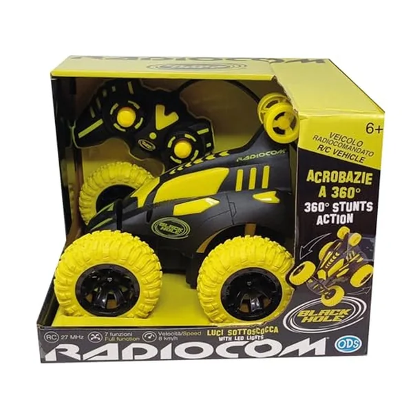 ODS - Play Vehicles - Black Hole RC Stunt Car - 360° Acrobatics - 6+ Yrs