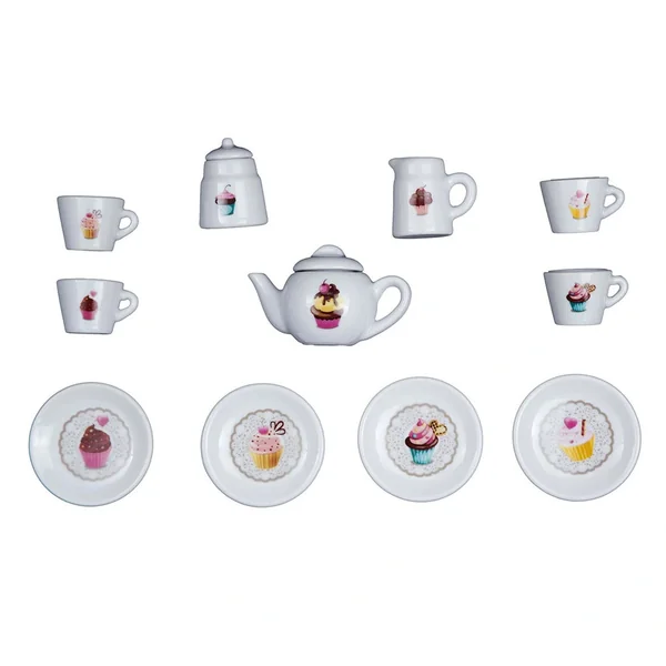 ODS - Pretend Professions - Maisonelle Porcelain Tea Set - 13 Pieces - 3 Years - Creative Play