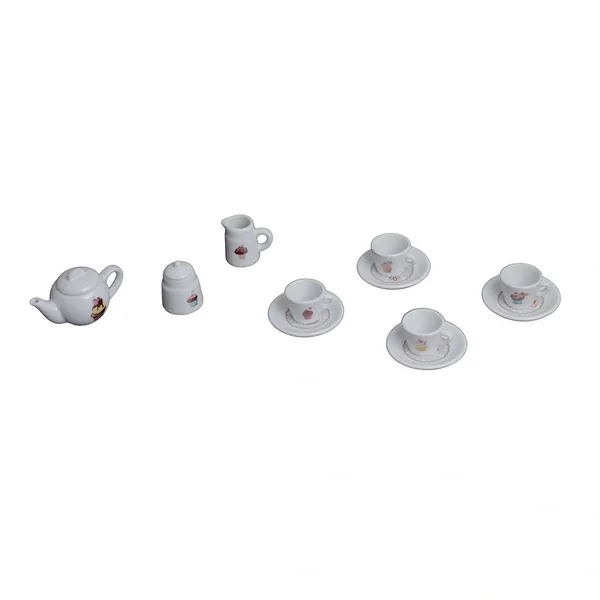 ODS - Pretend Professions - Maisonelle Porcelain Tea Set - 13 Pieces - 3 Years - Creative Play