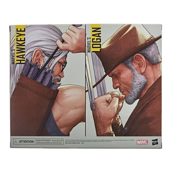 OLD MEN LOGAN & HAWKEYE PACK 2 FIGURINES X-MEN MARVEL LEGENDS HASBRO 15 CM