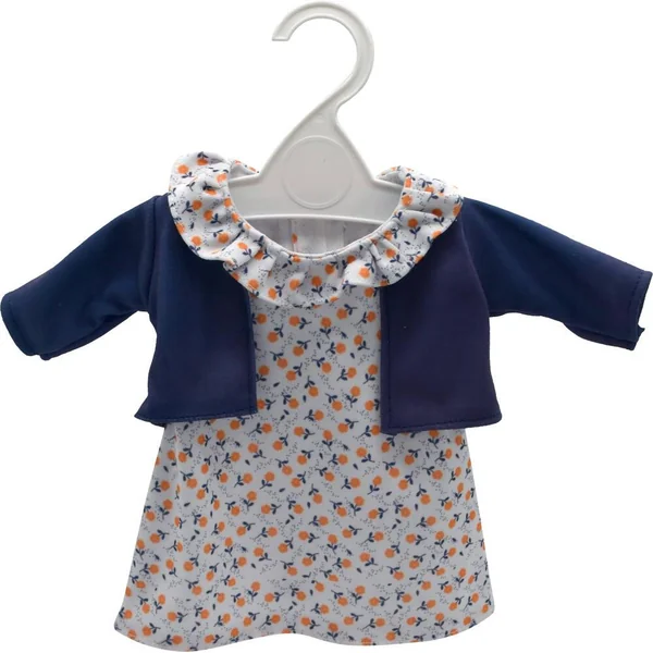 ONE WORLD ONE FUTURE - ENSEMBLE ROBE A FLEURS ET GILET - 42 CM