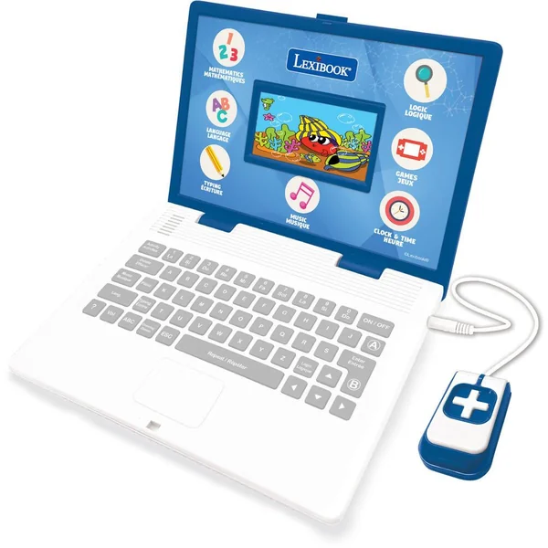 ORDINATEUR ÉDUCATIF BILINGUE LEXIBOOK – 130 ACTIVITIES AVEC SOURIS -FRANÇAIS/ANGLAIS