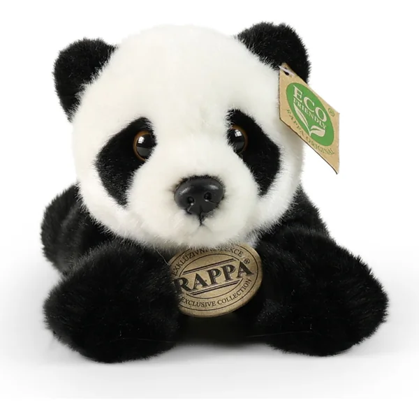 Panda en peluche allongée 20 cm ECO-FRIENDLY