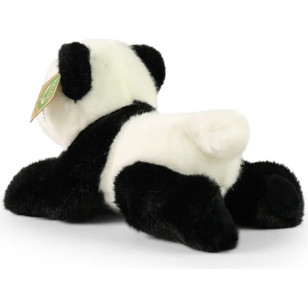 Panda en peluche allongée 20 cm ECO-FRIENDLY