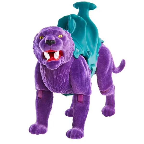 PANTHOR FLOCKED COLLECTORS EDITION FIGURINE MASTERS OF THE UNIVERSE ORIGINS MATTEL 14 CM