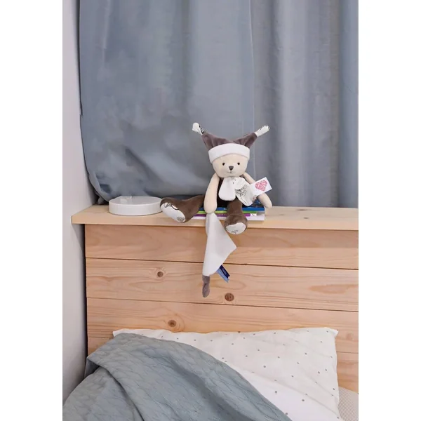 PANTIN OURS 1 DOUDOU - 3 HISTOIRES - GRIS