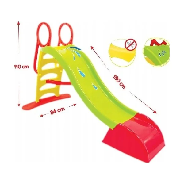 Paradiso Grand toboggan aquatique, vert/rouge