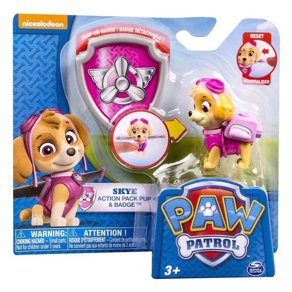 PAT'PATROUILLE - FIGURINE SAC A DOS TRANSFORMABLE