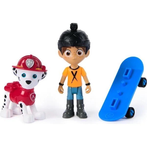 Paw Patrol héros avec figurine Marshall