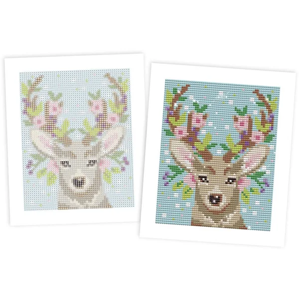 PEINTURE DIAMANT CERF