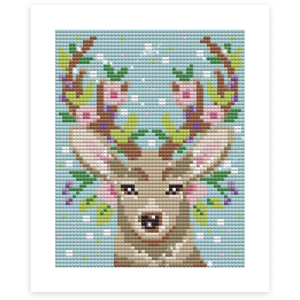 PEINTURE DIAMANT CERF