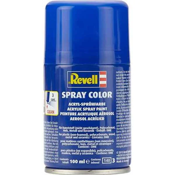 Peinture Revell en spray - 34302 : soie noire (black silk)