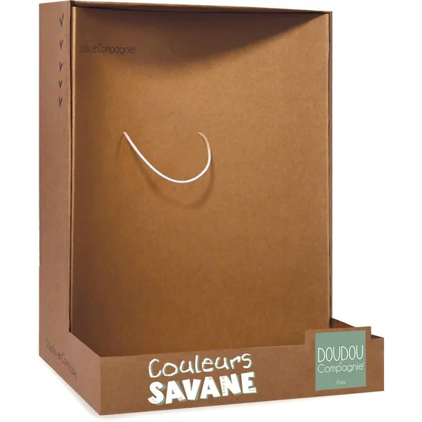 PELUCHE DOUDOU GIRAFE - COULEUR SAVANE - 25 CM