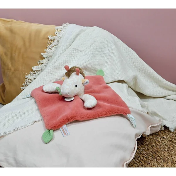 PELUCHE DOUDOU GIRAFE - COULEUR SAVANE - 25 CM