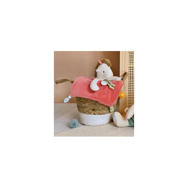 PELUCHE DOUDOU GIRAFE - COULEUR SAVANE - 25 CM