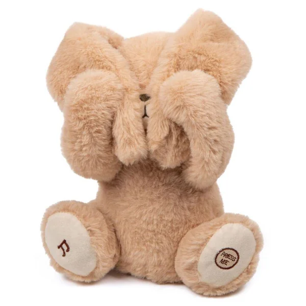 PELUCHE JUSTIN COUCOU CACHE AVEC OREILLES